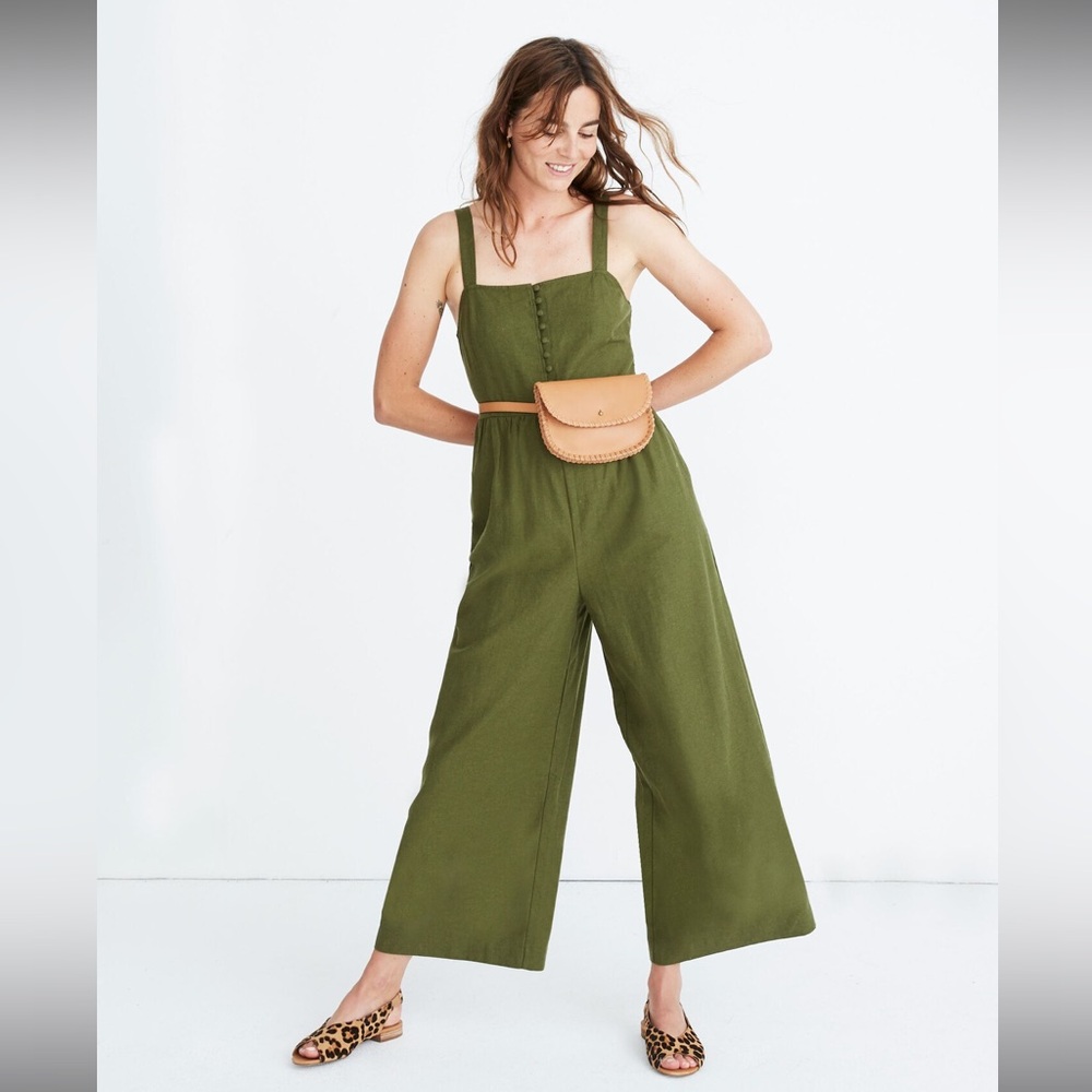 Madewell button down jumpsuit